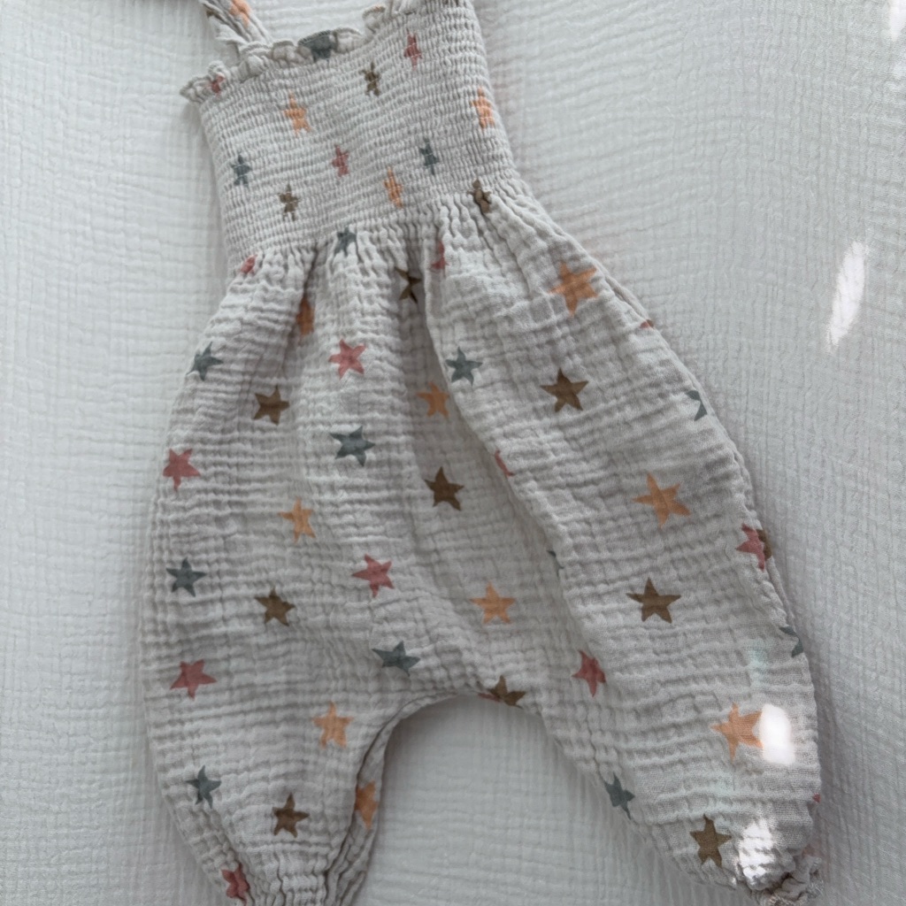 Rylee + Cru Textured Linen Baby Outfit